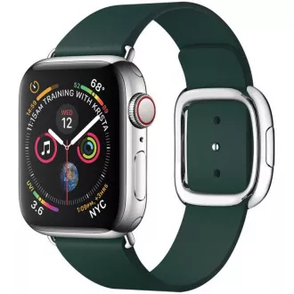 COTEetCI kožený magnetický řemínek Nobleman pro Apple Watch 42 / 44mm zelená