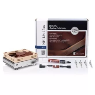 NOCTUA Chladič CPU NH-L9i-17xx, 1x 92mm, LGA1851, LGA1700, hnědá/stříbrná