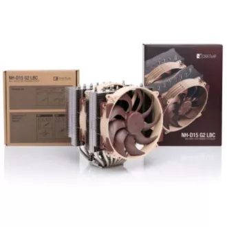 NOCTUA Chladič CPU NH-D15 G2 LBC, 2x 140mm, LGA1851, AM5, hnědá/stříbrná NOCTUA Chladič CPU NH-D15 G2 LBC, 2x 140mm, LGA1851, AM5, hnědá/stříbrná