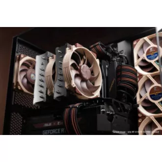 NOCTUA Ventilátor NF-A14x25r-G2-PWM, 140mm, hnědá