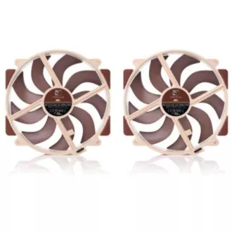 NOCTUA Ventilátor NF-A14x25r-G2-PWM-Sx2-PP, 2x 140mm, hnědá