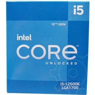 CPU INTEL Core i5-12600K, 3.70GHz, 20MB L3 LGA1700, BOX (bez chladiče)
