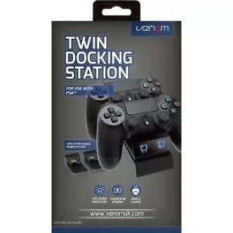 VENOM VS2732 Black PS4 Twin Docking Station VENOM VS2732 Black PS4 Twin Docking Station