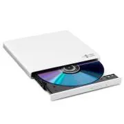 HITACHI LG - externí mechanika DVD-W/CD-RW/DVD±R/±RW/RAM GP57EW40, Slim, White, box+SW - Použité