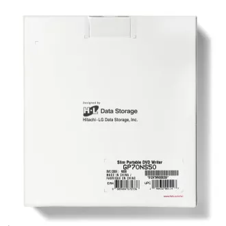 HITACHI LG - externí mechanika DVD-W/CD-RW/DVD±R/±RW/RAM/M-DISC GP70NS50, Blade Ultra Slim, Silver, box+SW HITACHI LG - externí mechanika DVD-W/CD-RW/DVD±R/±RW/RAM/M-DISC GP70NS50, Blade Ultra Slim, Silver, box+SW