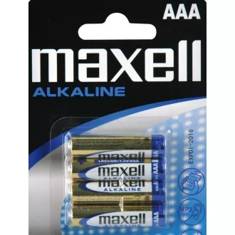 AVACOM Nenabíjecí baterie AAA Maxell Alkaline 4ks Blistr