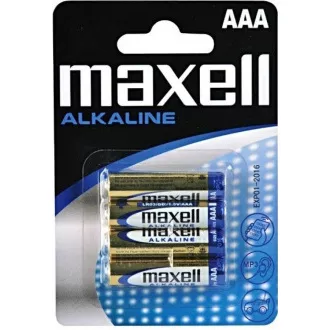 AVACOM Nenabíjecí baterie AAA Maxell Alkaline 4ks Blistr
