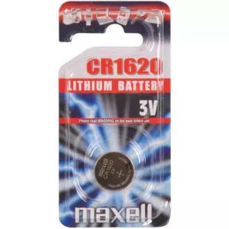 AVACOM Nenabíjecí knoflíková baterie CR1620 Maxell Lithium 1ks Blistr