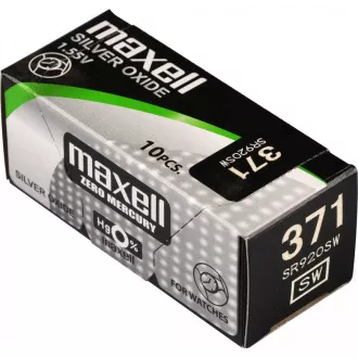 AVACOM Nenabíjecí knoflíková baterie 371 Maxell Silver Oxide 1ks Blistr
