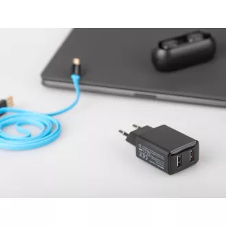AVACOM HomeNOW 2 síťová nabíječka 5V 3, 4A 17W se dvěma USB-A výstupy