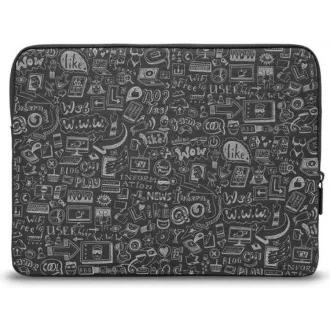 CONNECT IT Doodle pouzdro pro notebook 15.6", černá