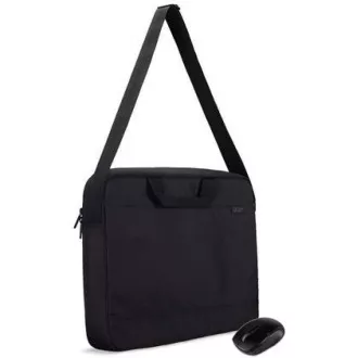 ACER STARTER KIT_15.6" ABG960 carrying bag black and wireles mouse black, 1Y carry-in
