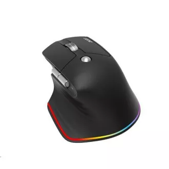ACER bezdrátová myš Easy Fit Mouse, ergonomická, 4000dpi, 6 tlačítek, RGB, 10m dosah, USB-C, BT, Black