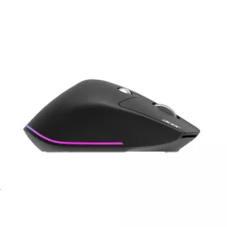 ACER bezdrátová myš Easy Fit Mouse, ergonomická, 4000dpi, 6 tlačítek, RGB, 10m dosah, USB-C, BT, Black