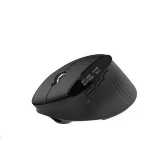 ACER bezdrátová myš Smart Fit Vertical Mouse, 8000 dpi, 10 tlačítek, RGB, 10m dosah, BT, USB, výdrž 120h, Black