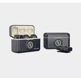 Hollyland Lark M2 Combo - Wireless Lavalier Microphone (Duo, ShineCharcoal)