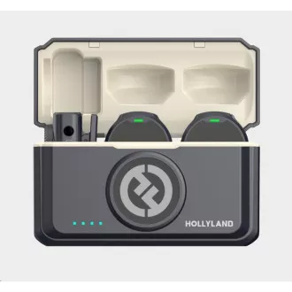 Hollyland Lark M2 Combo - Wireless Lavalier Microphone (Duo, ShineCharcoal)