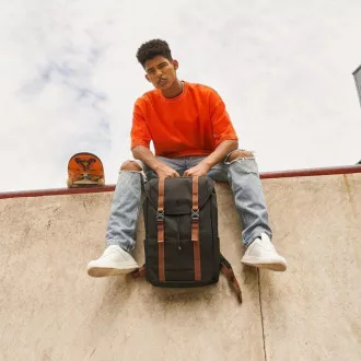 tomtoc VintPack - TA1 Laptop Backpack, černá