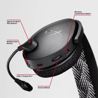 HyperX Cloud Jet Dual Wireless Gaming Headset, modrá