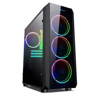 VeinX case Mars MAR01A Mid Tower, bez zdroje, 3xUSB, průhledná bočnice, 4xARGB Fan 120mm, černá - Rozbalené VeinX case Mars MAR01A Mid Tower, bez zdroje, 3xUSB, průhledná bočnice, 4xARGB Fan 120mm, černá - Rozbalené