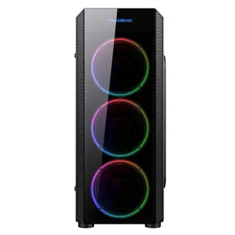 VeinX case Mars MAR01A Mid Tower, bez zdroje, 3xUSB, průhledná bočnice, 4xARGB Fan 120mm, černá - Rozbalené VeinX case Mars MAR01A Mid Tower, bez zdroje, 3xUSB, průhledná bočnice, 4xARGB Fan 120mm, černá - Rozbalené
