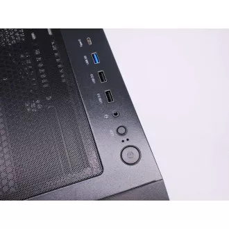 1stCOOL skříň GAMER 5, Mid tower, AU, USB 3.0, USB-C, 2x 140 ARGB Fan, 1x 120 ARGB Fan, bez zdroje, černá 1stCOOL skříň GAMER 5, Mid tower, AU, USB 3.0, USB-C, 2x 140 ARGB Fan, 1x 120 ARGB Fan, bez zdroje, černá