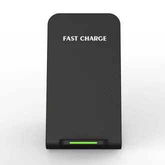 1stCOOL bezdrátová QI nabíječka H18, skládací stojánek, USB-C, černá