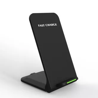 1stCOOL bezdrátová QI nabíječka H18, skládací stojánek, USB-C, černá