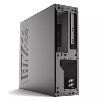 1stCOOL skříň COMPACT 2, Micro Tower, AU, USB 3.0, USB-C, CR, 1x 60mm Fan, černá