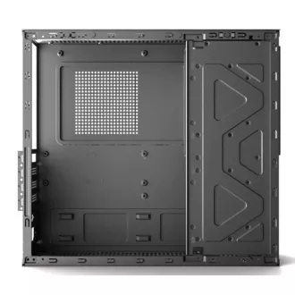 1stCOOL skříň COMPACT 2, Micro Tower, AU, USB 3.0, USB-C, CR, 1x 60mm Fan, černá