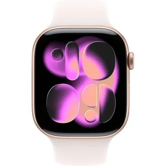 Apple Watch Series 11 GPS 46mm Rose Gold Aluminium Case with Light Blush Sport Band - S/M Apple Watch Series 11 GPS 46mm Rose Gold Aluminium Case with Light Blush Sport Band - S/M