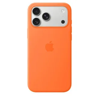 Apple iPhone 17 Pro Max Silicone Case with MagSafe – Orange Apple iPhone 17 Pro Max Silicone Case with MagSafe – Orange