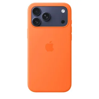 Apple iPhone 17 Pro Max Silicone Case with MagSafe – Orange Apple iPhone 17 Pro Max Silicone Case with MagSafe – Orange