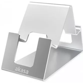 AKASA stojan Aries Pico, hliníkový stojan pro mobil a tablet, stříbrná AKASA stojan Aries Pico, hliníkový stojan pro mobil a tablet, stříbrná
