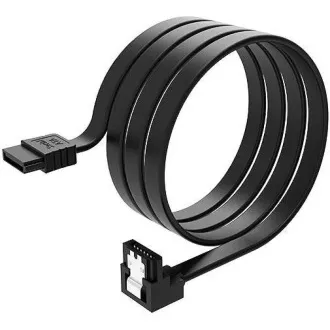 AKASA kabel SATA3, pravoúhlý, 100 cm