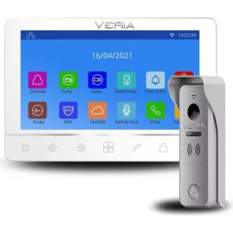 Veria SET Videotelefon 8276B bílý + vstupní stanice 831 ze série 2-WIRE Veria SET Videotelefon 8276B bílý + vstupní stanice 831 ze série 2-WIRE