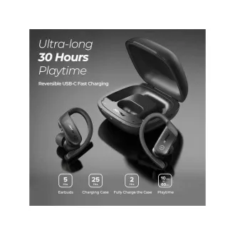 MPOW Flame Lite - sportovní bluetooth sluchátka, černá