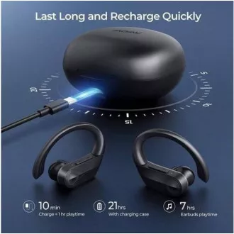 MPOW Flame Solo - sportovní bluetooth sluchátka, černé