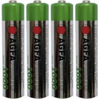 AgfaPhoto nabíjecí NiMH baterie AAA, 900mAh, blistr 4ks