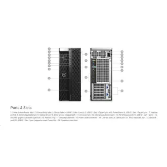 DELL PC Precision T5820/Xeon W-222/16GB/512GB SSD/Nvidia T1000/DVD RW/Kb/Mouse/W10Pro+W11Pro Licence/3Y PS NBD