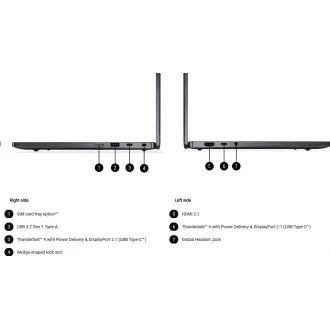 DELL NTB Pro 14 Premium PA14250/U7-266V/Evo/16GB/512SSD/14" FHD+/IR Cam & Mic/WLAN/vPro/Backlit Kb/W11 Pro/3Y PS NBD