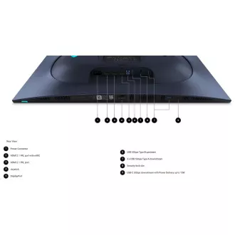 DELL LCD GAME-AW2725Q - 27"/OLED/3840x2160/16:9/240Hz/0.03ms/1500000:1/250 cd/m2/HDMI/DP/PIVOT/VESA/3YNBD (210-BQWV)