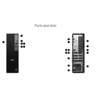 DELL PC Pro Slim QCS1250/180W/TPM/U5-235/8GB/512GB SSD/Integrated/Kb/Mouse/W11 Pro/3Y PS NBD