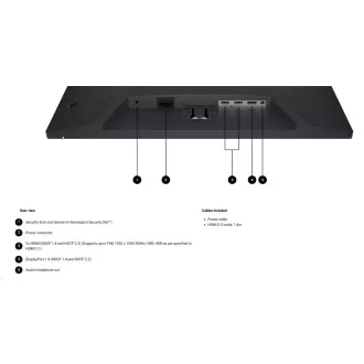 DELL LCD SE2425HG - 23, 8"/FHD/IPS/1920x1080/16:9/200Hz/1ms/1000:1/300 cd/m2/HDMI/DP/VESA/3YNBD (210-BSNR)