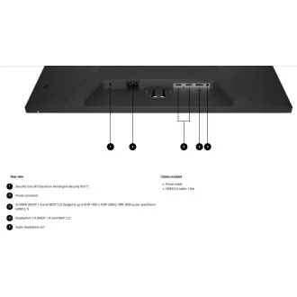 DELL LCD SE2725HG - 27"/FHD/IPS/1920x1080/16:9/200Hz/1ms/1000:1/300 cd/m2/HDMI/DP/VESA/3YNBD (210-BSNS)