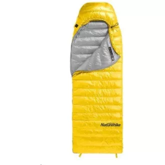 Naturehike péřový spací pytel CW400 750FP 930g vel. L - žlutý Naturehike péřový spací pytel CW400 750FP 930g vel. L - žlutý
