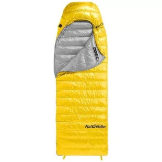 Naturehike péřový spací pytel CW400 750FP 930g vel. L - žlutý Naturehike péřový spací pytel CW400 750FP 930g vel. L - žlutý