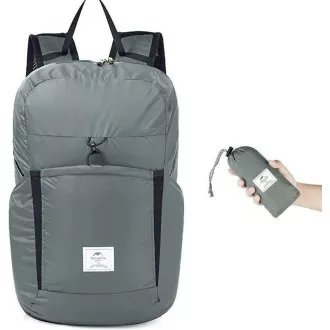 Naturehike ultralight sbalitelný batoh 22l 200g - šedý