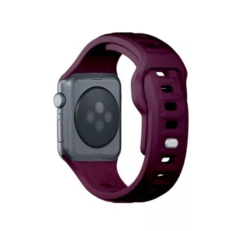 3mk řemínek Watch Strap pro Apple 38/40/41 mm Mulberry
