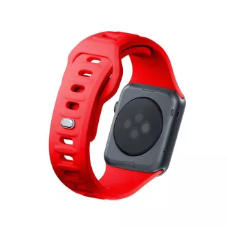 3mk řemínek Watch Strap pro Apple 38/40/41 mm Red